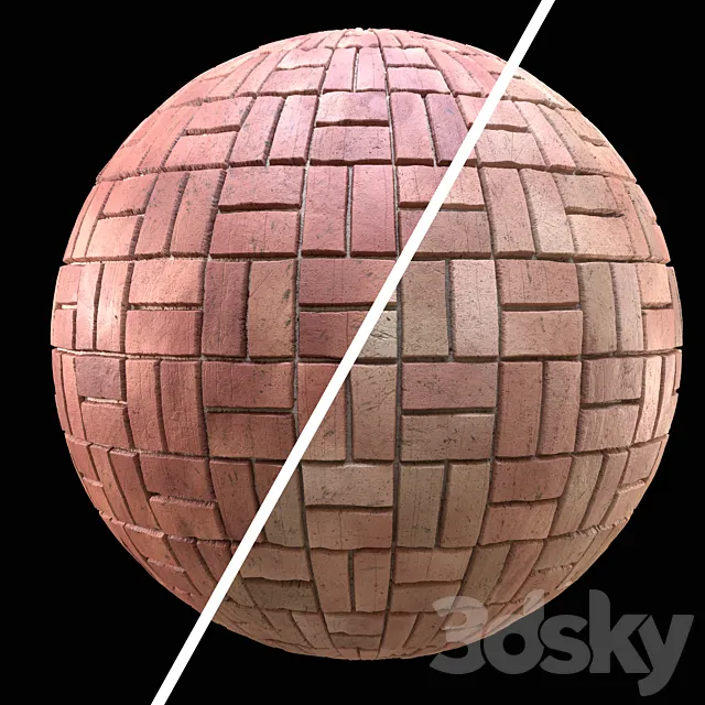 brick wall PBR texture vol 05 3ds Max