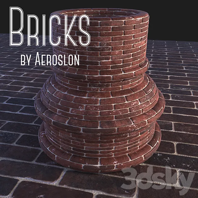 Bricks by Aeroslon 3DSMax File