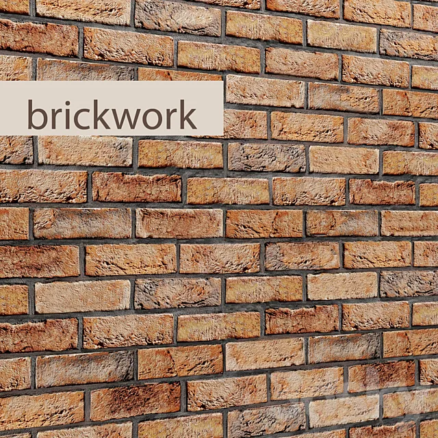 Brickworkbrickwork. stonework. brick. loft. aged. set. collection. decorative. panel. walls 3DSMax File