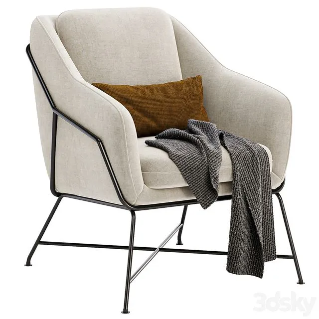 Brida armchair 3dsMax Model