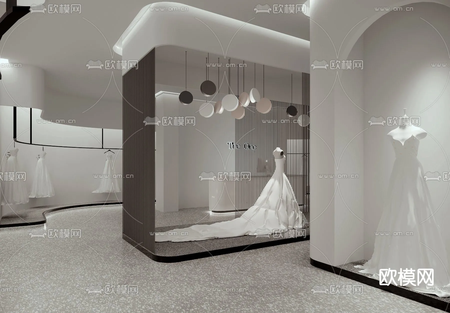 Bridal Shop – Wedding Store – Interior Desgin 3D Scene – 019