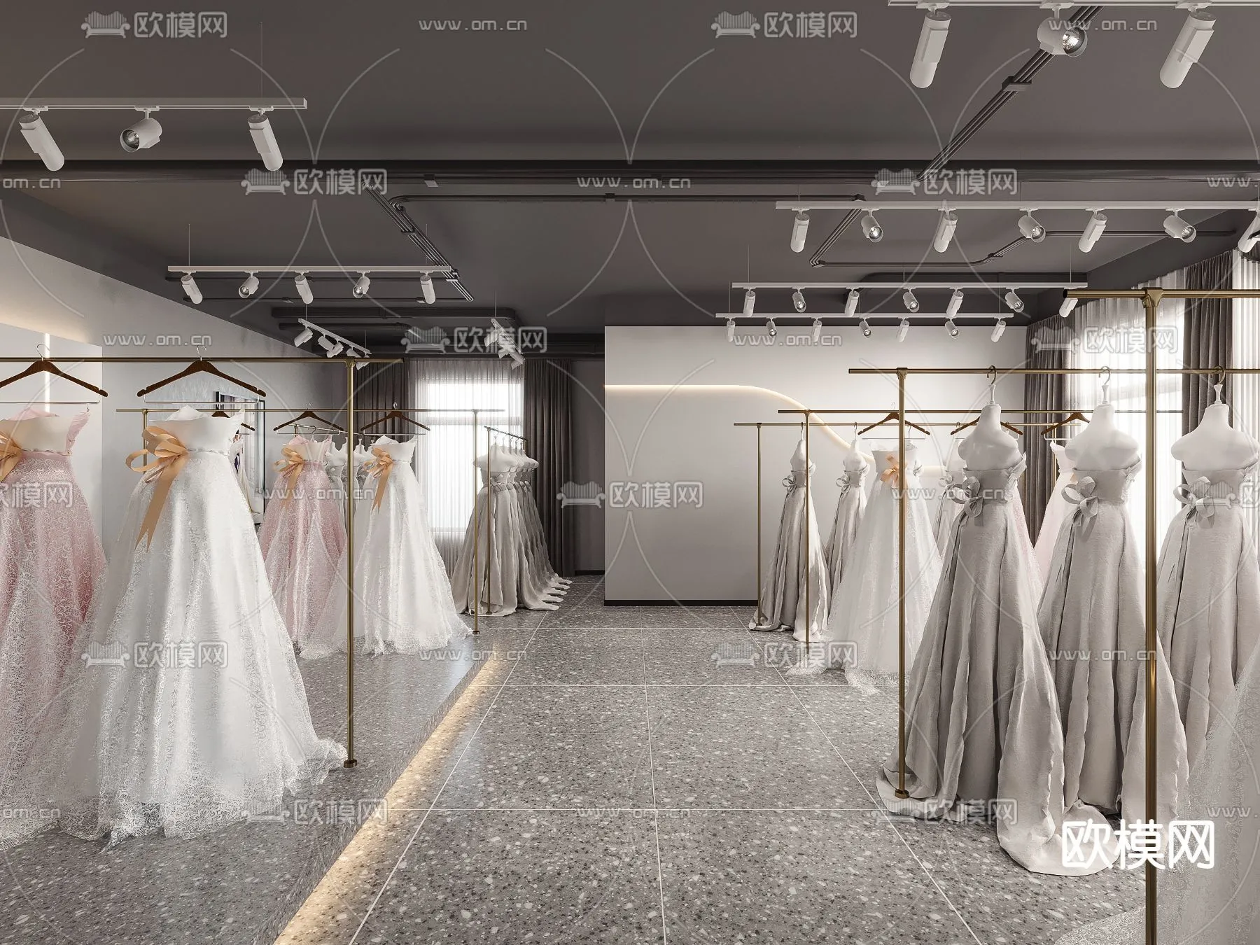 Bridal Shop – Wedding Store – Interior Desgin 3D Scene – 033