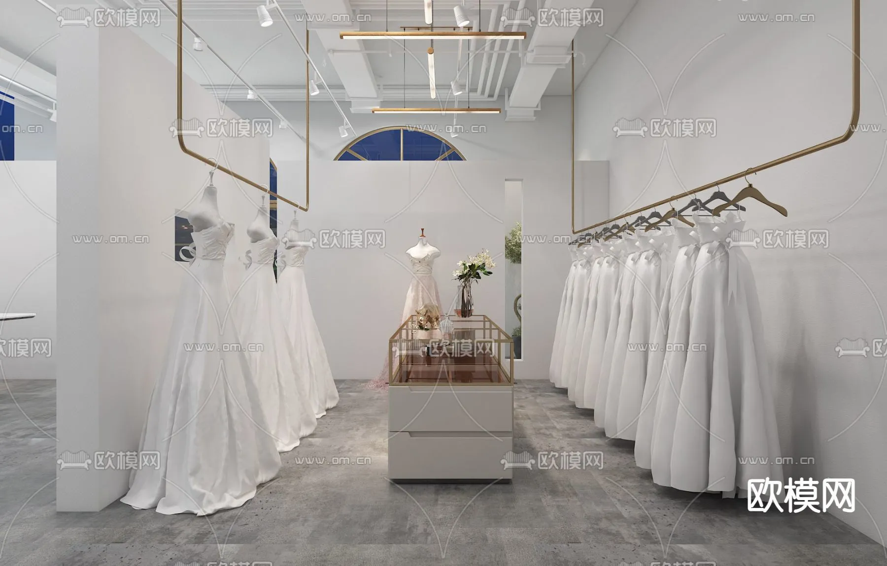 Bridal Shop – Wedding Store – Interior Desgin 3D Scene – 060