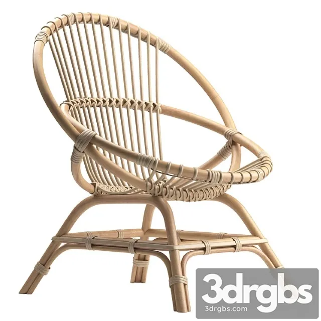 Brigitte Rattan Armchair 1 3dsmax Download