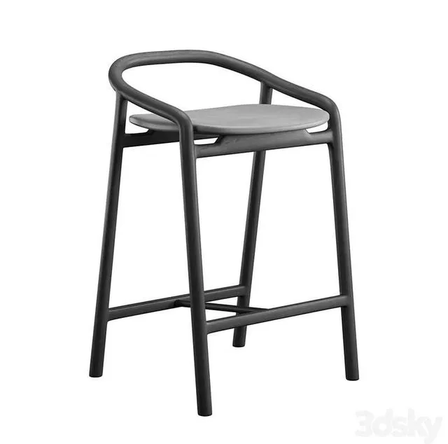 Brioni bar stool by woak 3dsMax Model
