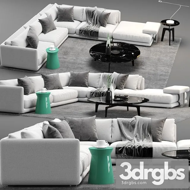 Bristol sofa poliform 2 3dsmax Download