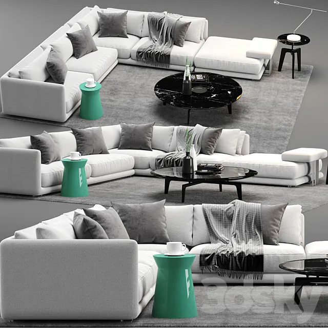 Bristol Sofa Poliform 3ds Max