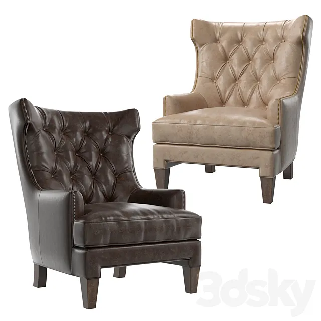 Britten Club Chair 3DS Max Model