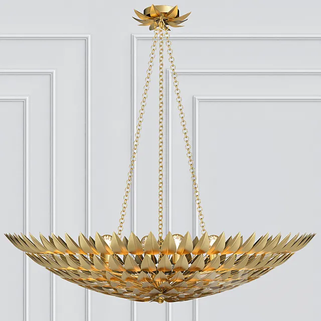 Broche 8-Light Chandelier 3ds Max