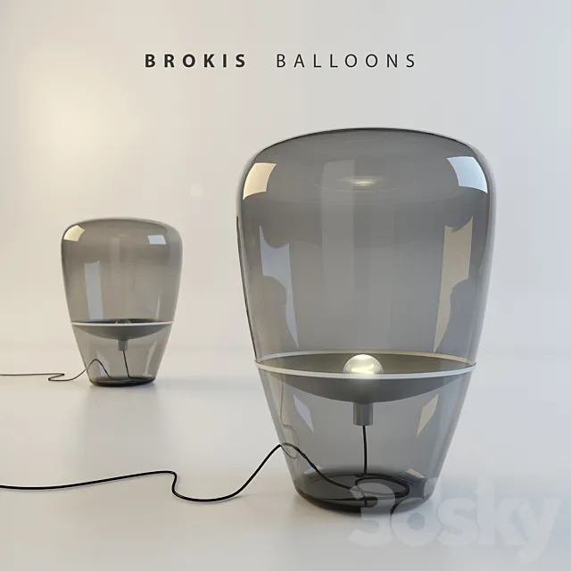 Brokis Balloons 3DS Max Model