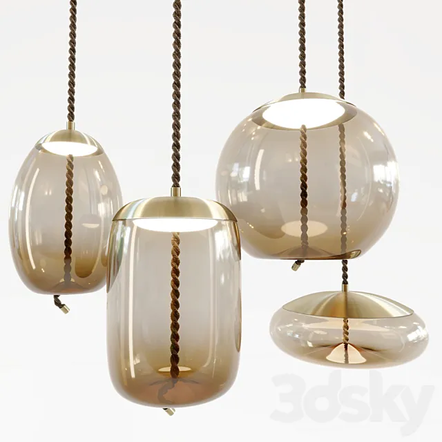 Brokis – Knot Disco Pendant Lamp 3DS Max Model