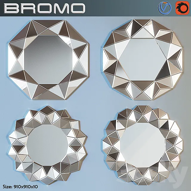 Bromo mirror 3DSMax File