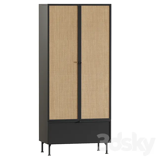 Bronte Swing cabinet Bronte-2 Black 3DS Max Model