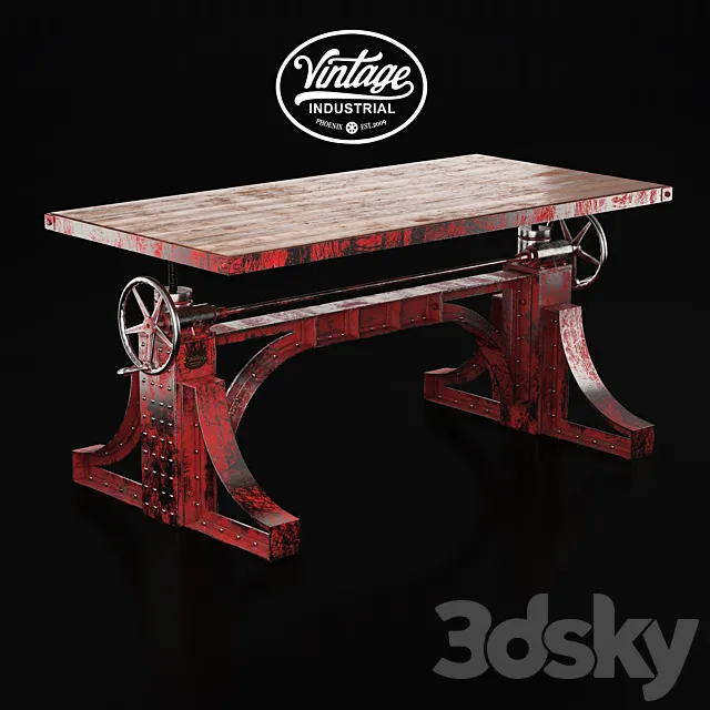 Bronx Crank Table 3DS Max Model