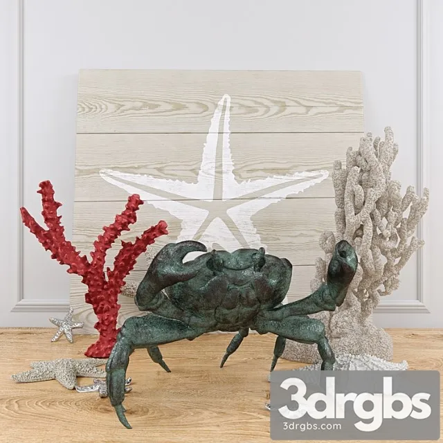 Bronze Crab Sculpture And Decor 3dsmax Download
