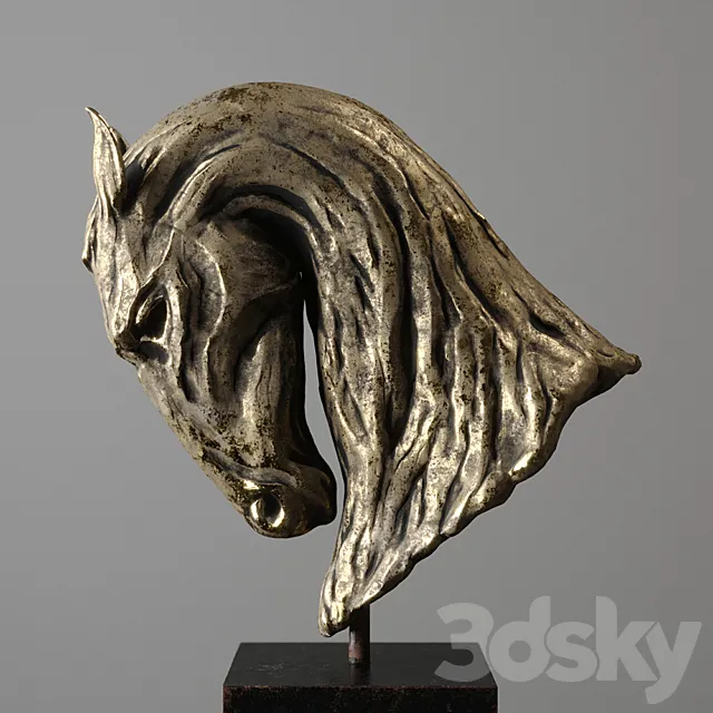 Bronze sculpture 3DS Max Model