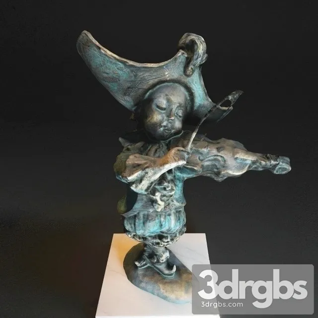 Bronze Statue 02 3dsmax Download