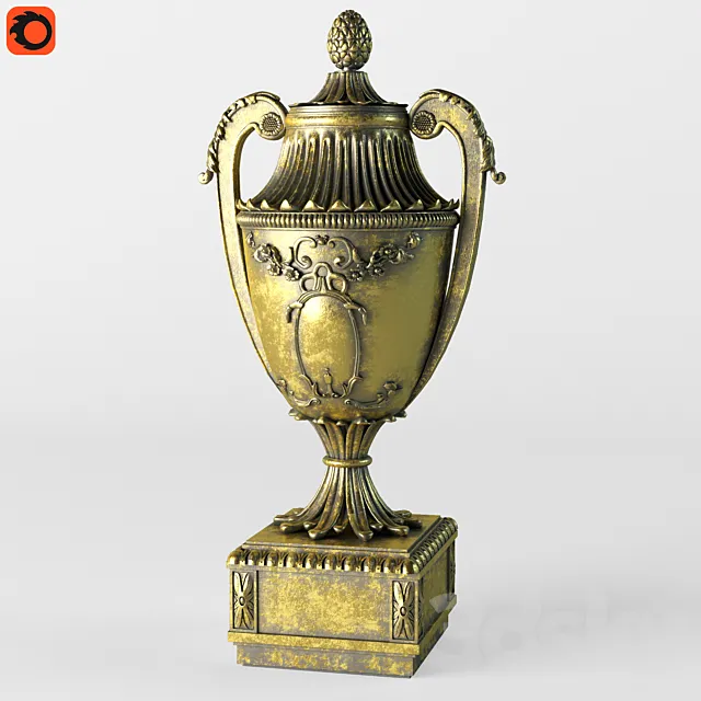 Bronze vase 3DS Max Model