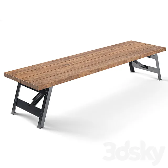 Brooklyn Table Base Satelliet 3ds Max
