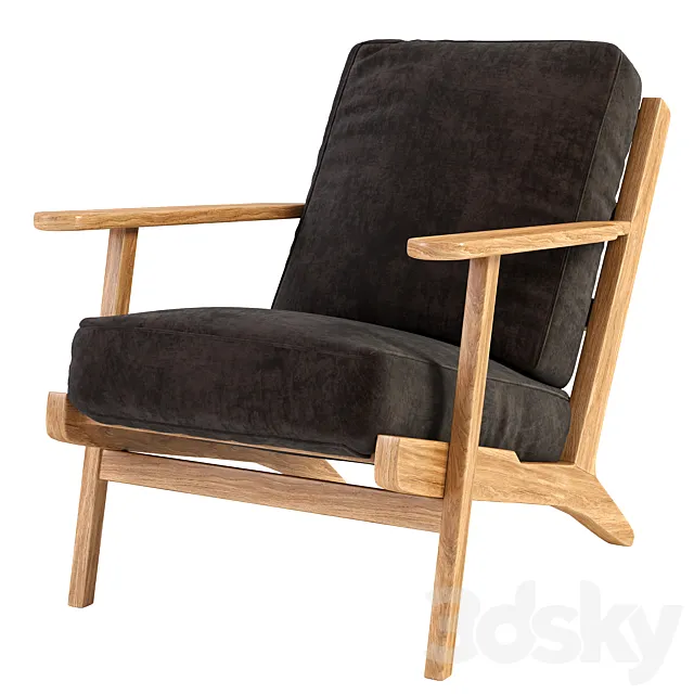 Brooks Lounge Chair 3DS Max Model