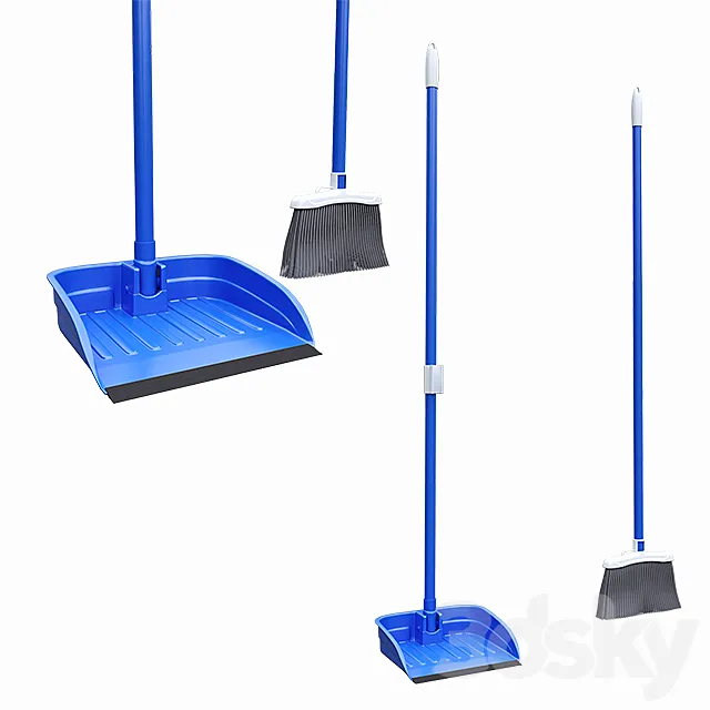 Broom Dustpan Set 3DSMax File