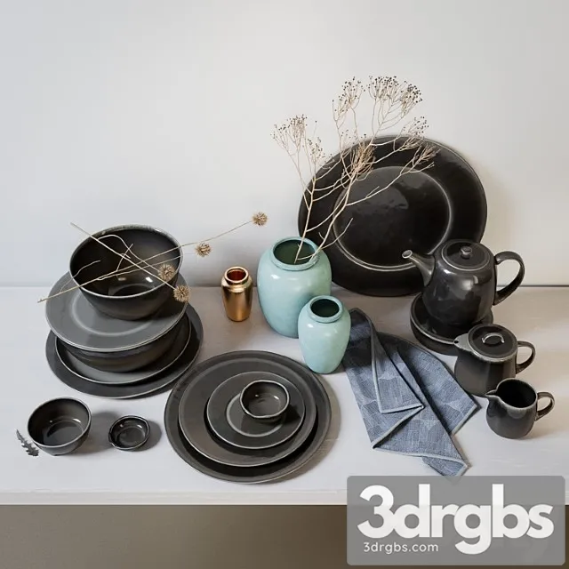Broste copenhagen nordic coal ceramics 3dsmax Download