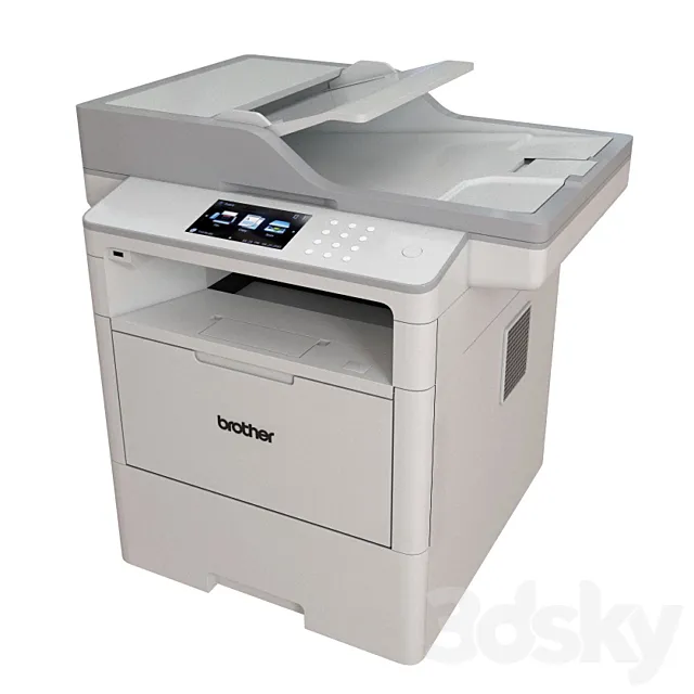 Brother MFP Brother DCP-L6600DW 3ds Max