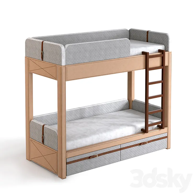Brothers Bunk Bed 3DS Max