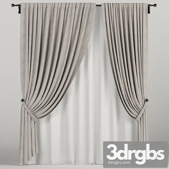 Brown curtains in the background. 3dsmax Download