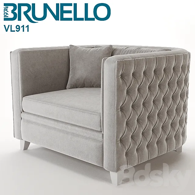 Brunello 1974 VL911 Armchair 3ds Max