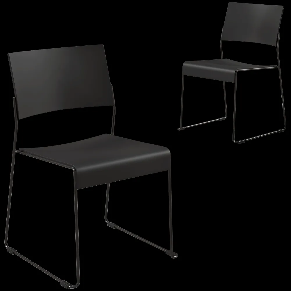 Brunner – Chair linos Stacking plastic 3ds Max