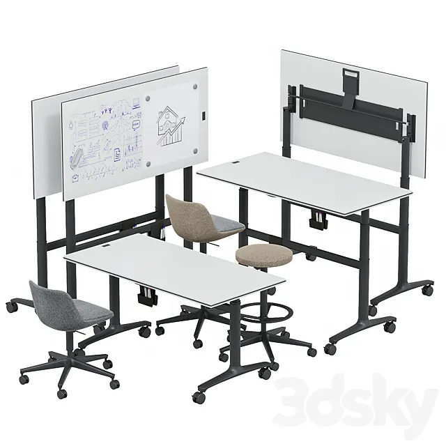 Brunner lift active table 3ds Max