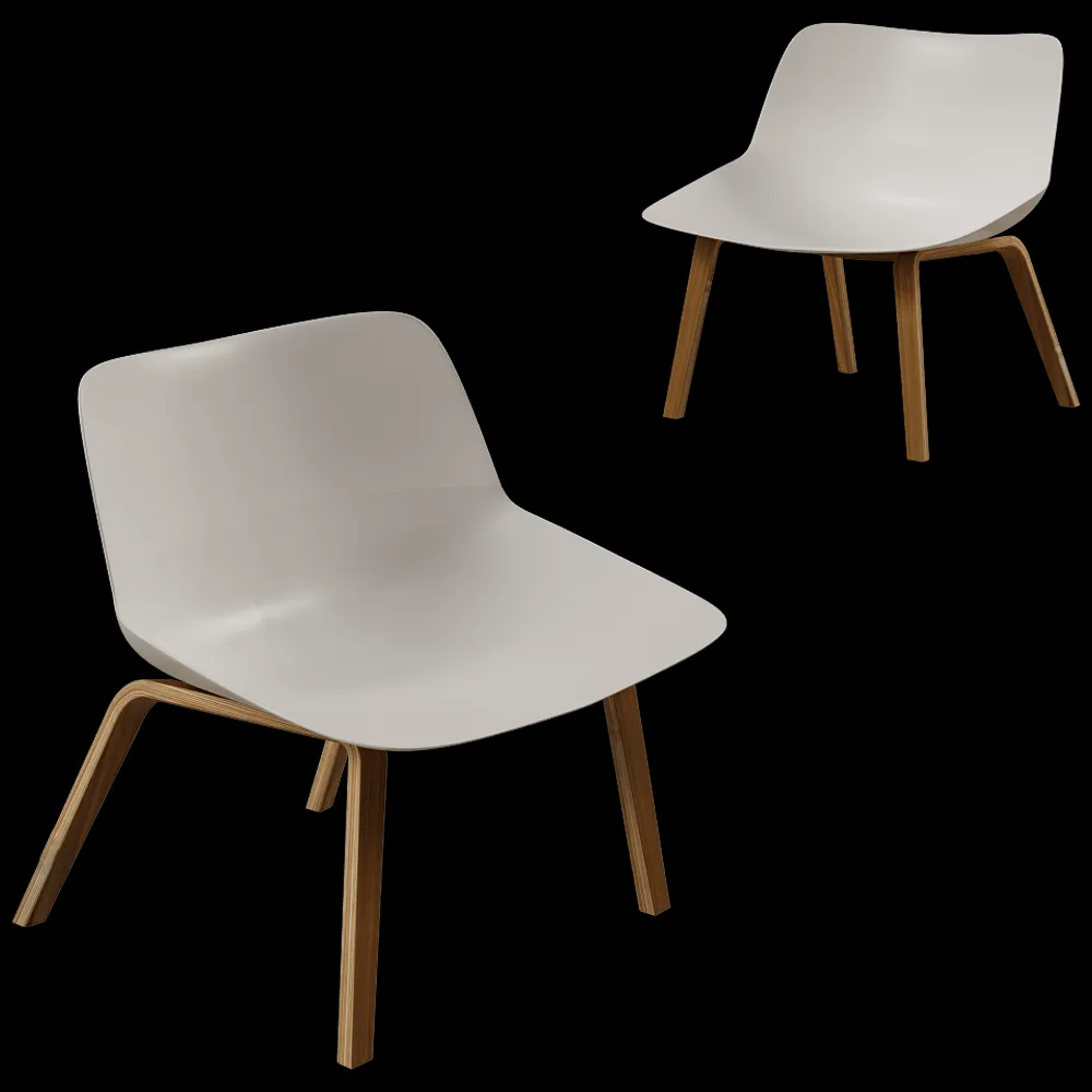 Brunner – Lounge chair Crona light 3ds Max