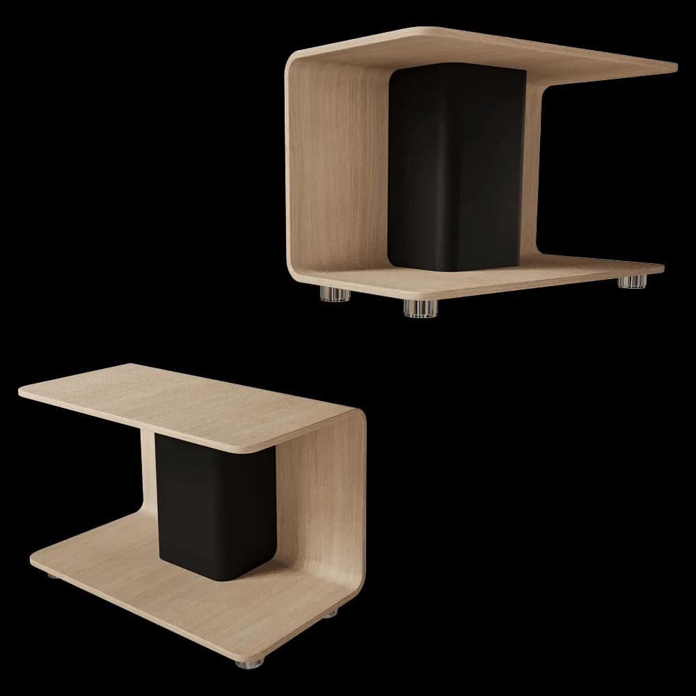 Brunner – Side table pads 3ds Max