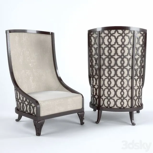 Bruno zampa armchair 3dsMax Model