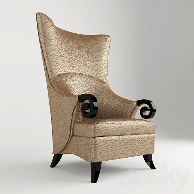 Bruno Zampa ARMCHAIR Avantgarde 3DS Max Model