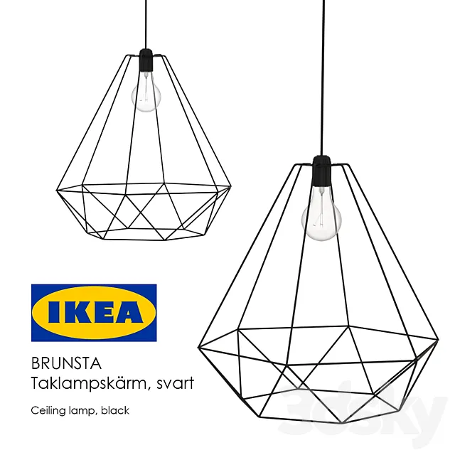 BRUNSTA IKEA lamp 3DSMax File