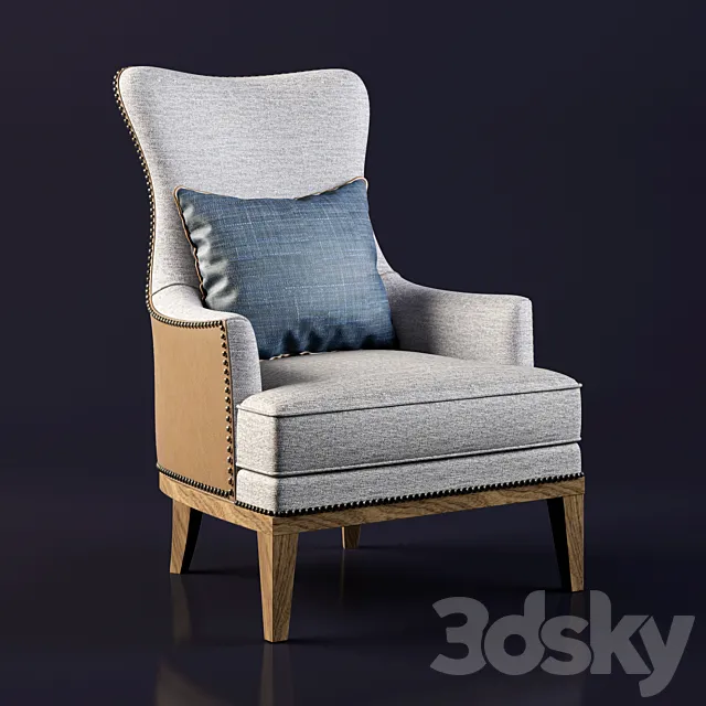 Bryn Wing Chair 3DSMax File