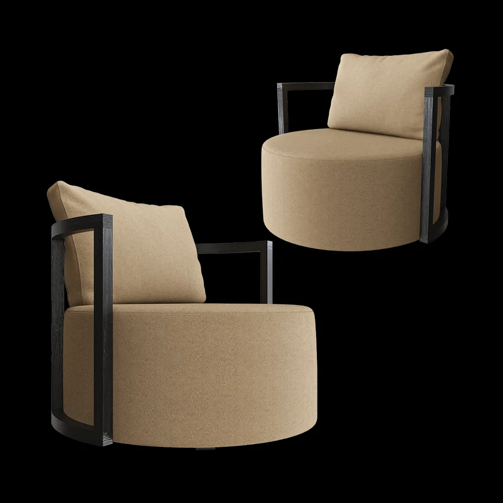 B&T Design – Armchair Lounge Kav 3ds Max