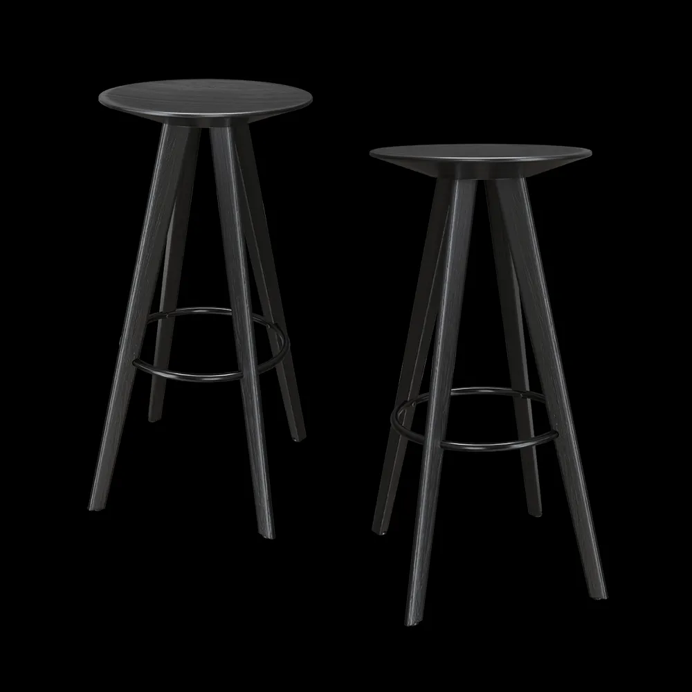 B&T Design – Bar stool Glee 3ds Max