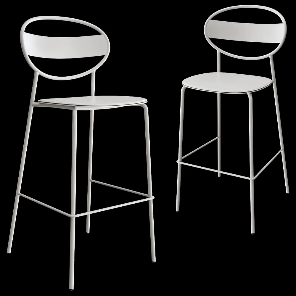 B&T Design – Bar stool Sole 3ds Max