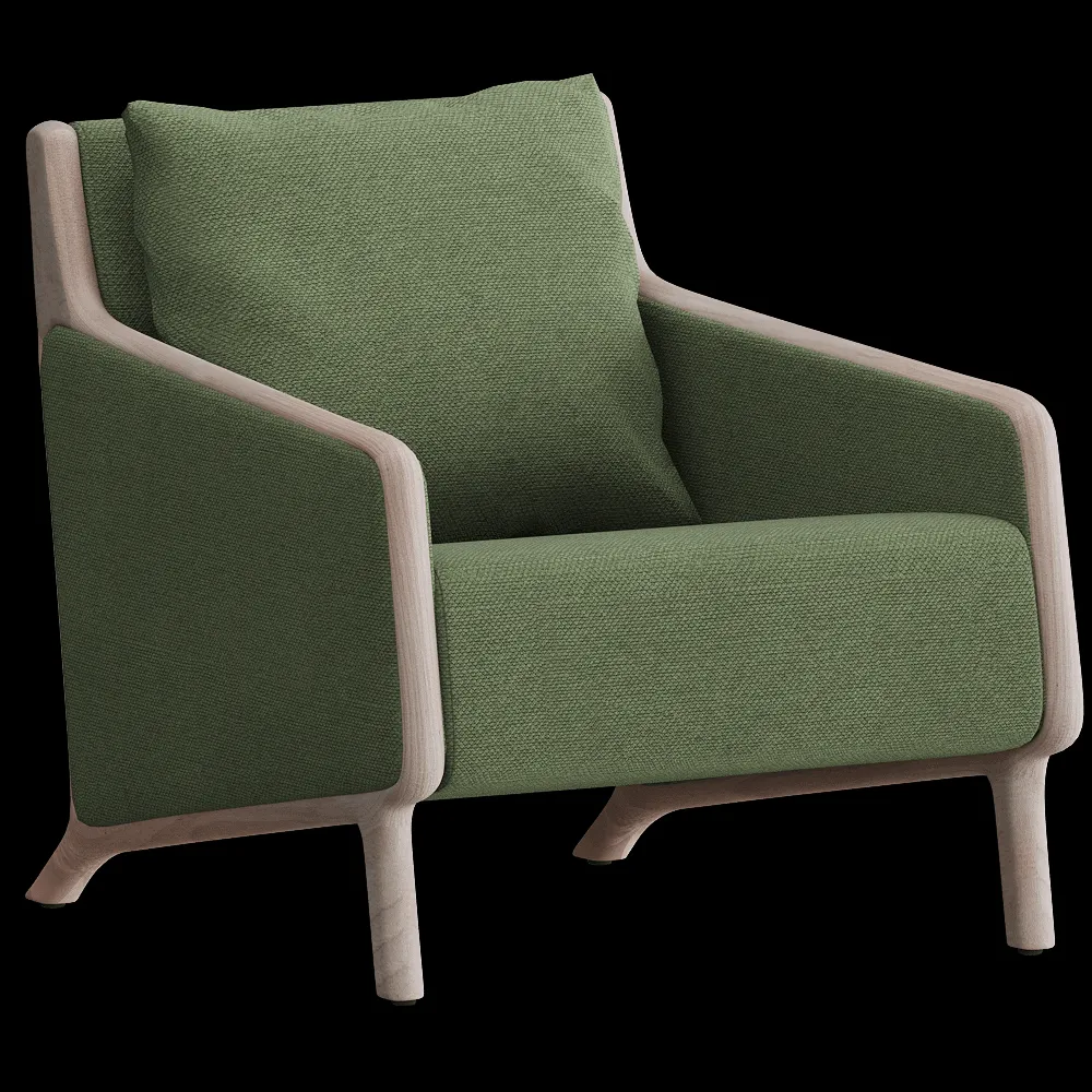 B&T Design – Lounge chair Isola 3ds Max