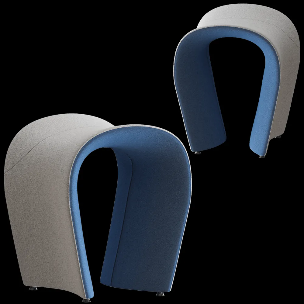 B&T Design – Pouf Zenger 3ds Max