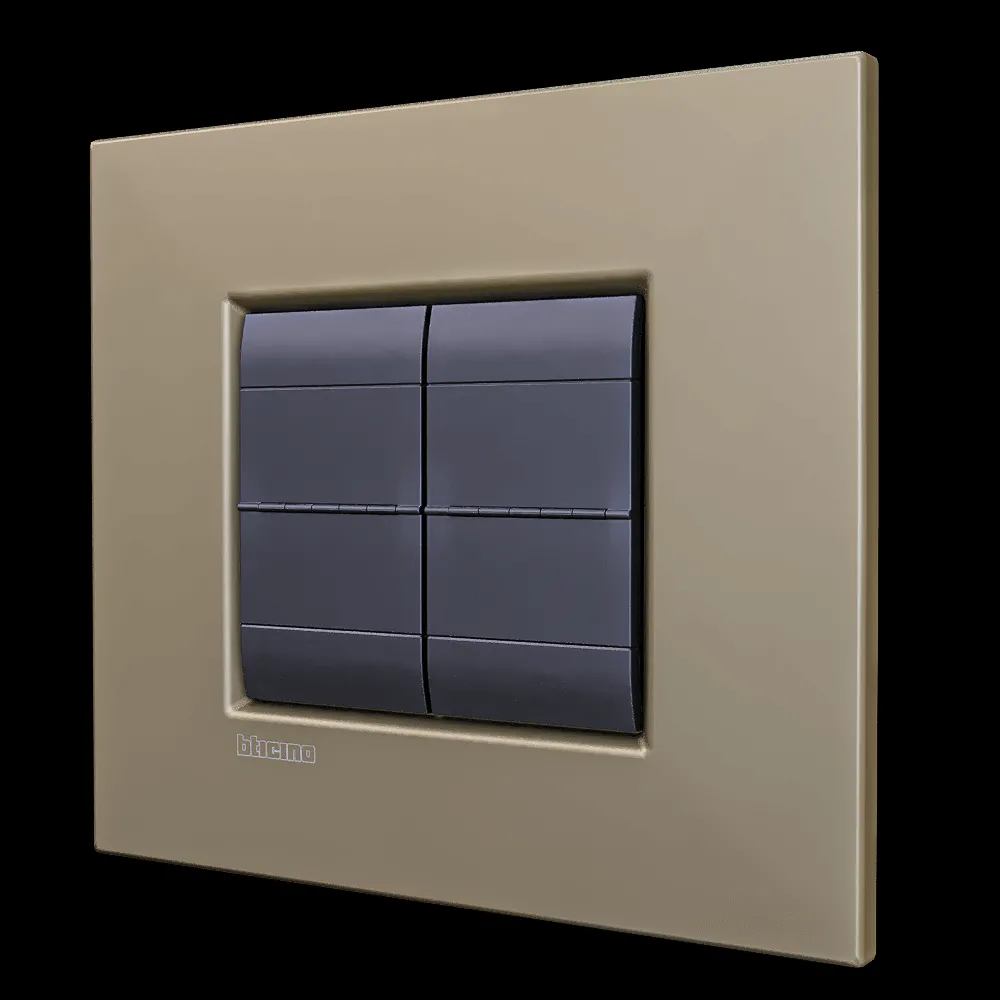 Bticino – Living light Air 2 modules rectangular 3ds Max