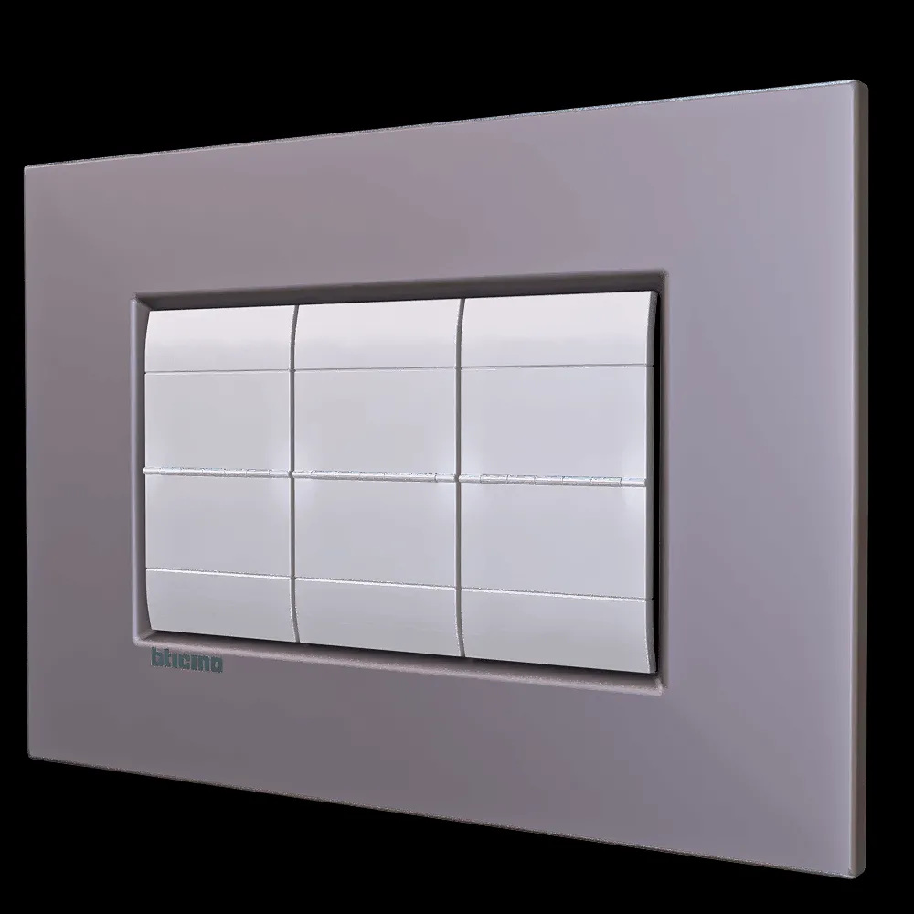 Bticino – Living light Air 3 modules rectangular 3ds Max