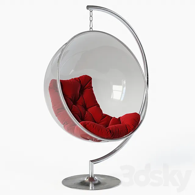 Bubble chair by Eero Aarnio 3DS Max Model