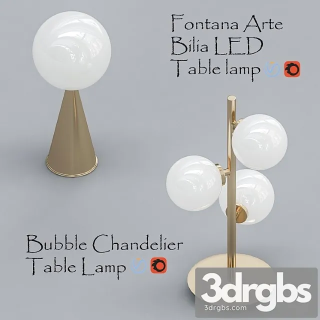 Bubble Chandelier Table Lamp 3dsmax Download
