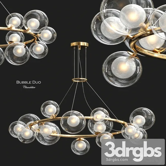 Bubble Duo Chandelier by Freya 3dsmax Download