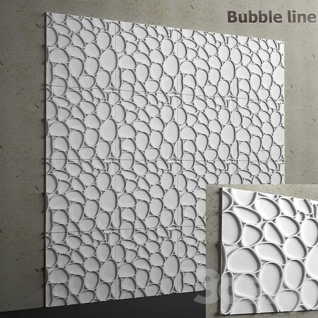 Bubble line 3DS Max Model