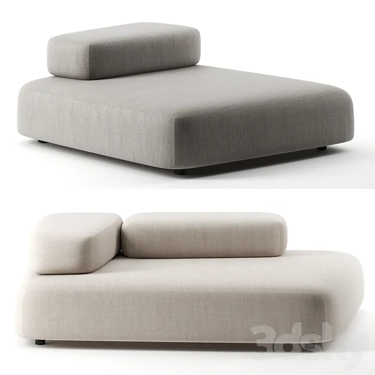 Bubble Rock sofa by Living Divani 3DS Max